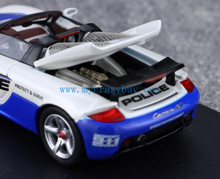 Load image into Gallery viewer, Funny 1:64 NFC Police Carrera GT Convertible Sport Model Diecast Metal Car New Collection
