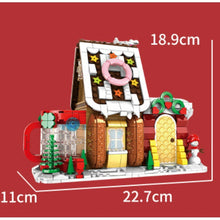 Load image into Gallery viewer, 628PCS MOC Christmas Cake House Snowman Pen Holder Container Model Toy Building Block Brick Gift Kids Compatible Lego
