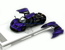 Load image into Gallery viewer, HKM 1:64 Purple Huayra Coupe Racing Sports Model Diecast Metal Car New Collection