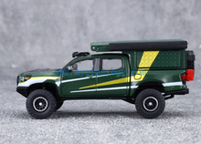 Load image into Gallery viewer, GCD 1:64 Green TACOMA Camper Pickup ORV Sports Model Diecast Metal Car New Collection