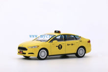 Load image into Gallery viewer, 1:64 596Model 2013 Mondeo Fusion Sedan NY Taxi Model Diecast Metal Car New Collection