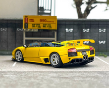 Load image into Gallery viewer, PK 1:64 Yellow Murcielago LP640 Roadster Sports Model Diecast Metal Car New Collection