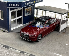 Load image into Gallery viewer, MINIGT 1:64 Red BMW i7 xDrive 60 Aventurin Luxury Model Diecast Metal Car New Collection
