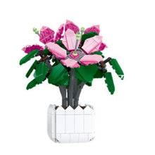 Load image into Gallery viewer, 698PCS MOC Lily Azalea Flower Potted Plants Model Toy Building Block Brick Gift Kids Compatible Lego
