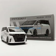 Load image into Gallery viewer, Masdi 1:64 White 2023 Alphard Mini Van MPV Sports Model Diecast Metal Car New Collection