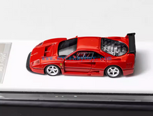 Load image into Gallery viewer, MY64 1:64 Red F40 LM Classic Racing Sports Model Diecast Resin Car New Collection