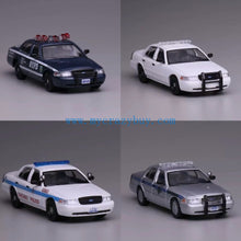Load image into Gallery viewer, 1:64 596 Police Crown Victoria CV EN114 Sedan Model Diecast Metal Car New Collection