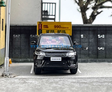 Load image into Gallery viewer, WHELART 1:64 2018 Black Range Rover Sports SUV Model Diecast Metal Car New Collection