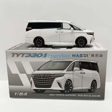 Load image into Gallery viewer, Masdi 1:64 White 2023 Alphard Mini Van MPV Sports Model Diecast Metal Car New Collection