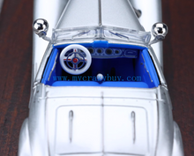 Load image into Gallery viewer, Liberty 1:64 Silver 500K Vintage Convertible Sport Model Diecast Metal Car New Collection
