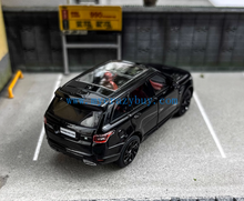 Load image into Gallery viewer, WHELART 1:64 2018 Black Range Rover Sports SUV Model Diecast Metal Car New Collection
