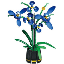 Load image into Gallery viewer, 638PCS MOC Spring Orchid Phalaenopsis Flower Potting Model Toy Building Block Brick Gift Kids Compatible lego Display Decorate