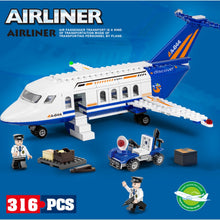 Load image into Gallery viewer, 316PCS MOC City Airliner Air Bus Plane A844 Figure Model Toy Building Block Brick Gift Kids Compatible Lego