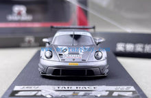 Load image into Gallery viewer, SR 1:64 Silver 911 GT3 R Racing Sports Model Diecast Metal Car New Collection