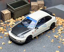 Load image into Gallery viewer, MH 1:64 White JDM Civic Type R EK9 Spoon Sports Model Diecast Metal Car New Collection