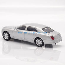 Load image into Gallery viewer, 1:64 Silver Mulsanne Sedan Sports Model Diecast Metal Car