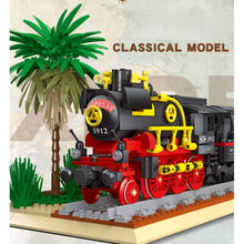 Load image into Gallery viewer, 676PCS MOC Classic Steam Locomotive Train Track Scene Model Toy Building Block Brick Gift Kids Compatible Lego