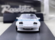 Load image into Gallery viewer, MT 1:64 White JDM Miata MX5 Rocket Bunny Sports Model Diecast Metal Car New Collection