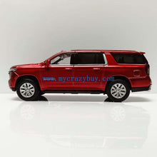 Load image into Gallery viewer, Masdi 1:64 Red Suburban Full Size SUV Sports Model Diecast Metal Car New Collection