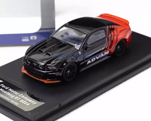 Load image into Gallery viewer, DCM 1:64 2014 Black Advan Mustang GT Sports Model Diecast Metal Car New Collection