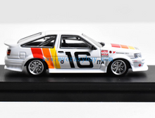 Load image into Gallery viewer, SW 1:64 White JDM AE86 Trueno TRD Widebody Sports Model Diecast Metal Car New Collection