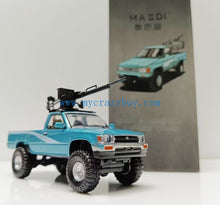 Load image into Gallery viewer, Masdi 1:64 Blue 1995 Hilux RN80 Cab Pickup Truck Model Diecast Metal Car New Collection