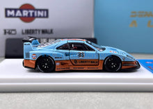 Load image into Gallery viewer, DK 1:64 Blue Gulf LBWK F40 Racing Sports Model Diecast Metal Car New Collection