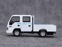 Load image into Gallery viewer, Model1 1:64 White JDM Isuzu ELF Double Cabin Truck Model Metal Diecast Car New Collection