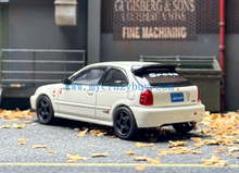 Load image into Gallery viewer, MH 1:64 White JDM Civic Type R EK9 Spoon Sports Model Diecast Metal Car New Collection