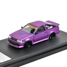 Load image into Gallery viewer, SW 1:64 Purple JDM AE86 Trueno RWB Sports Model Diecast Metal Car New Collection