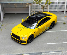 Load image into Gallery viewer, MINIGT 1:64 Yellow Bentley Flying Spur Luxury Sedan Model Diecast Metal Car