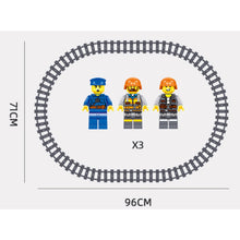 Load image into Gallery viewer, 431PCS MOC City Rail Transit Railway Maintenance Train Track Figure Model Educational Toy Building Block Brick Gift Kids Compatible Lego