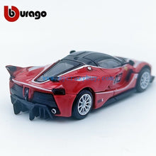 Load image into Gallery viewer, Bburago 1:64 Red FXXK #10 Racing Sports Model Diecast Metal Car New Collection