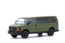 Load image into Gallery viewer, 1:64 596Model Green Express 3500 Van Model Diecast Metal Car New Collection