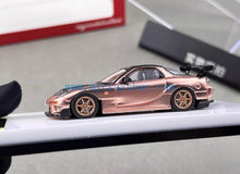 Load image into Gallery viewer, MC 1:64 Rose Gold JDM RX-7 FD3S Sports Model Diecast Metal Car New Collection