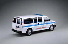 Load image into Gallery viewer, 1:64 Chicago Police Express 3500 Van Sports Model Diecast Metal Car Box New