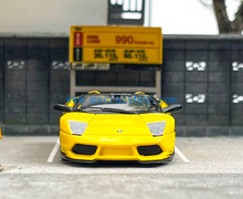 Load image into Gallery viewer, PK 1:64 Yellow Murcielago LP640 Roadster Sports Model Diecast Metal Car New Collection