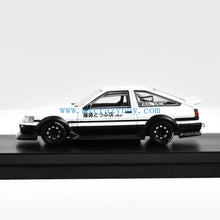 Load image into Gallery viewer, SW 1:64 White JDM AE86 Trueno RWB Tofu Sports Model Diecast Metal Car New Collection