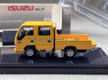 Load image into Gallery viewer, Model1 1:64 Yellow Isuzu ELF Double Cabin Truck Model Metal Diecast Car New Collection
