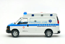 Load image into Gallery viewer, 1:64 Shanghai Ambulance Express 3500 Van Sports Model Diecast Metal Car New Collection