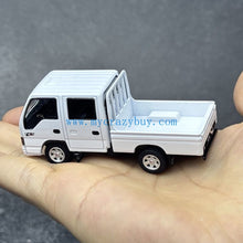 Load image into Gallery viewer, Model1 1:64 White JDM Isuzu ELF Double Cabin Truck Model Metal Diecast Car New Collection
