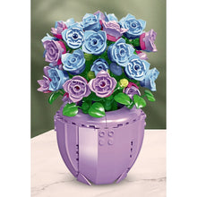 Load image into Gallery viewer, 372PCS MOC Bellflower Canterbury Bell Flower Potted Plants Model Toy Building Block Brick Gift Kids Compatible Lego