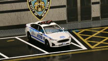 Load image into Gallery viewer, 1:64 596Model Fusion NYPD Police Interceptor Model Diecast Metal Car New Collection