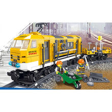 Load image into Gallery viewer, 431PCS MOC City Rail Transit Railway Maintenance Train Track Figure Model Educational Toy Building Block Brick Gift Kids Compatible Lego