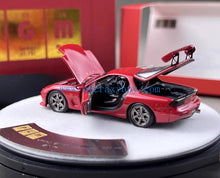 Load image into Gallery viewer, PGM 1:64 JDM Red RX7 FD3S Round Racing Sports Model Diecast Metal Car New Collection