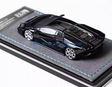 Load image into Gallery viewer, EC 1:64 Black Countach LPI800-4 Sports Model Diecast Resin Car New Collection