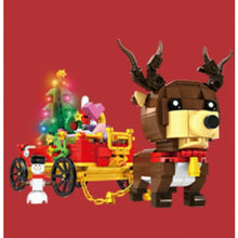 Load image into Gallery viewer, 481PCS MOC Christmas Reindeer Elk Car Vehicle Snowman Model Toy Building Block Brick Gift Kids Compatible Lego