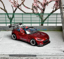 Load image into Gallery viewer, SW 1:64 JDM Red Miata MX5 Pandem Convertible Sport Model Diecast Metal Car New Collection