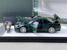 Load image into Gallery viewer, PGM 1:64 Green Skyline GTR R34 Nismo Z-Tune Sports Model Diecast Metal Car New Collection