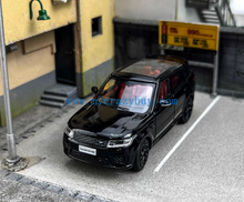 Load image into Gallery viewer, WHELART 1:64 2018 Black Range Rover Sports SUV Model Diecast Metal Car New Collection